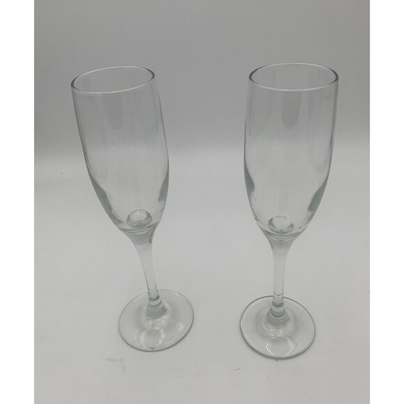 Libbey Claret Glasses 6 oz. (4 Count) Flute (177 ml) New In Box Made In USA - Picture 4 of 5